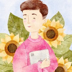 Watercolor Nastasia Art Avatar