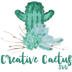 Creative Cactus SVG Avatar