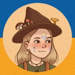 Cottage Art Witch Avatar