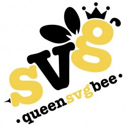 Queen SVG Bee Avatar