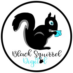 Black Squirrel Digital Avatar