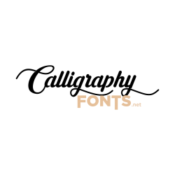 Calligraphy Fonts Avatar