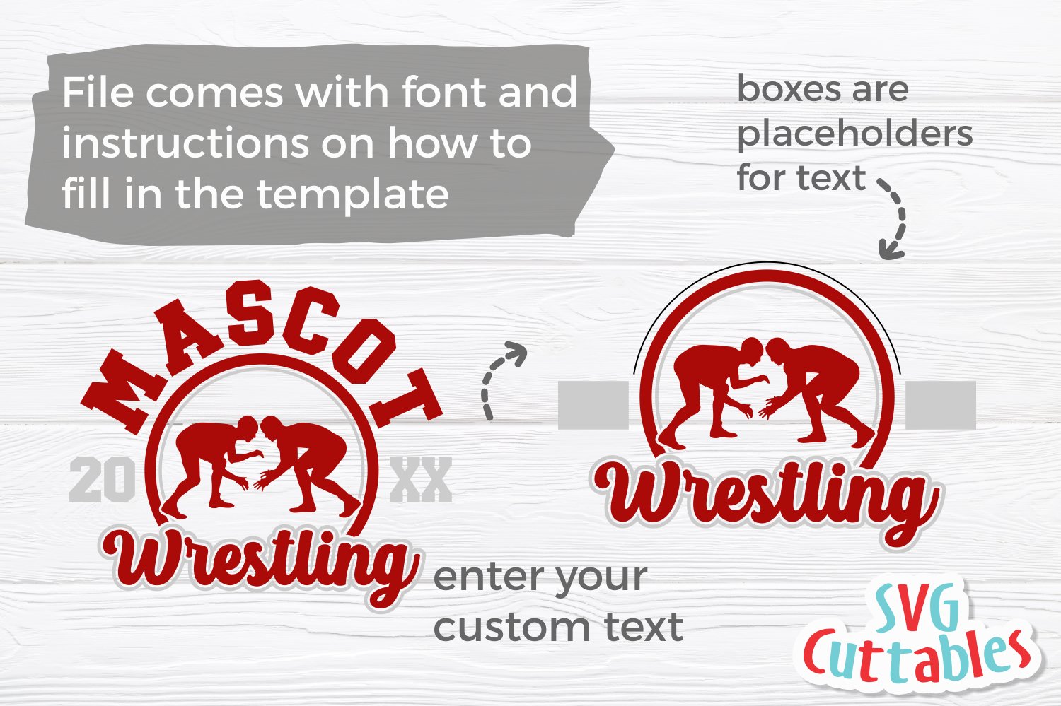 Wrestling SVG Wrestling Template 009 Shirt Design