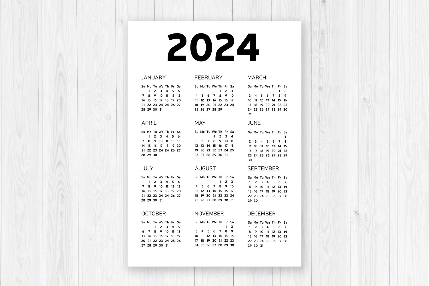 COM. Calendar 2024年サイン入り 01-