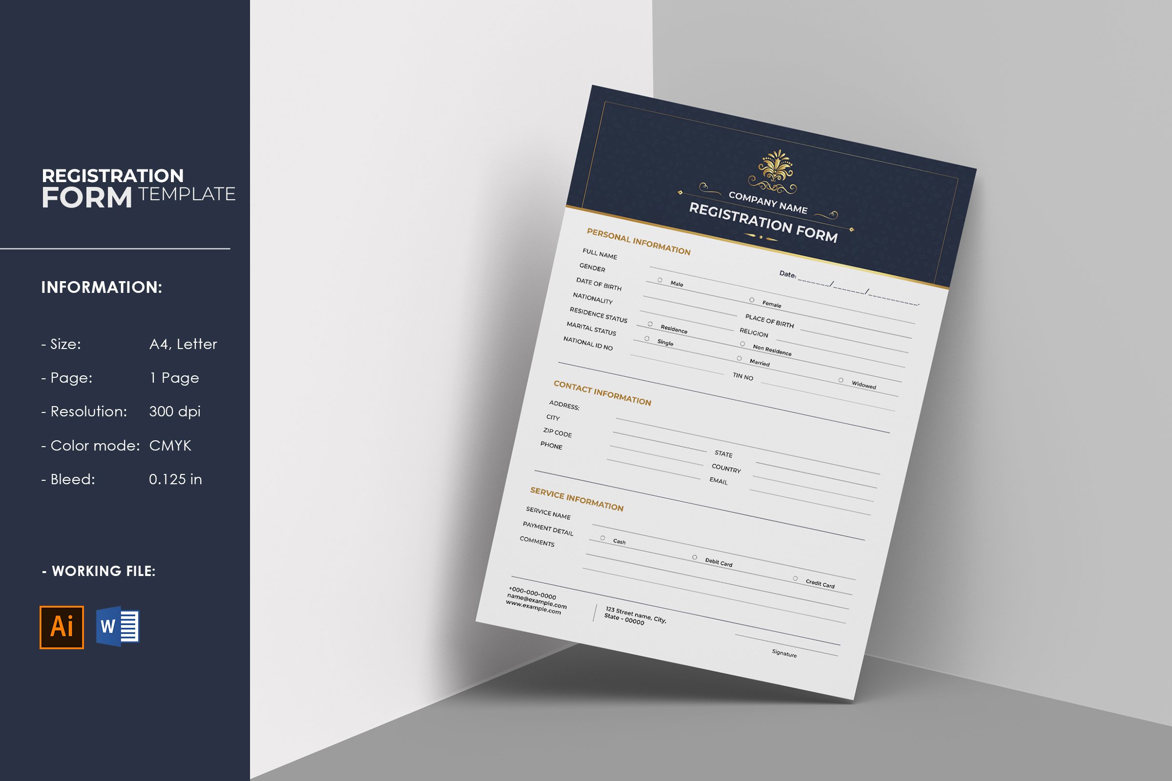 Registration Form Template