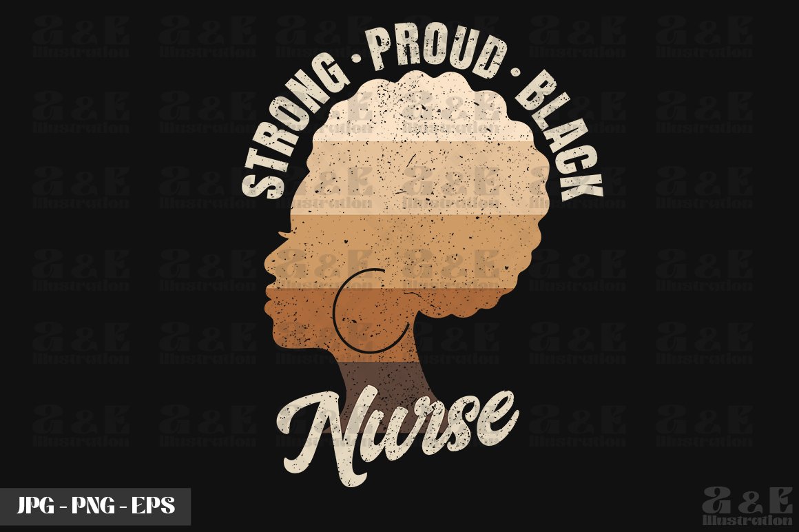 Strong Proud Black Nurse Black History