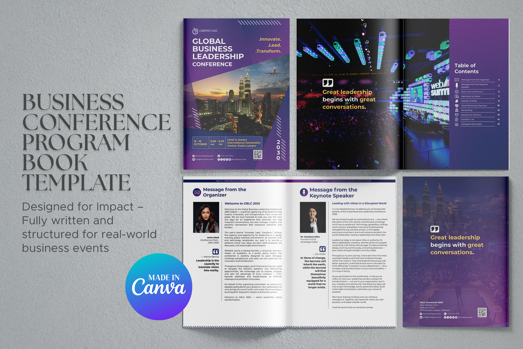 Comnference Program Layout Conference Program Designs 6 Conference Agenda Template & Examples To