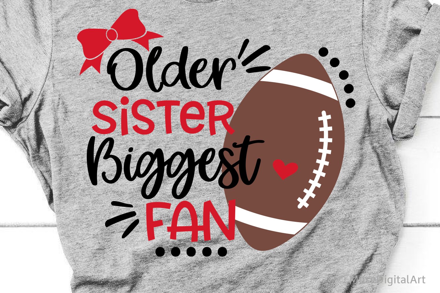 biggest fan football shirt