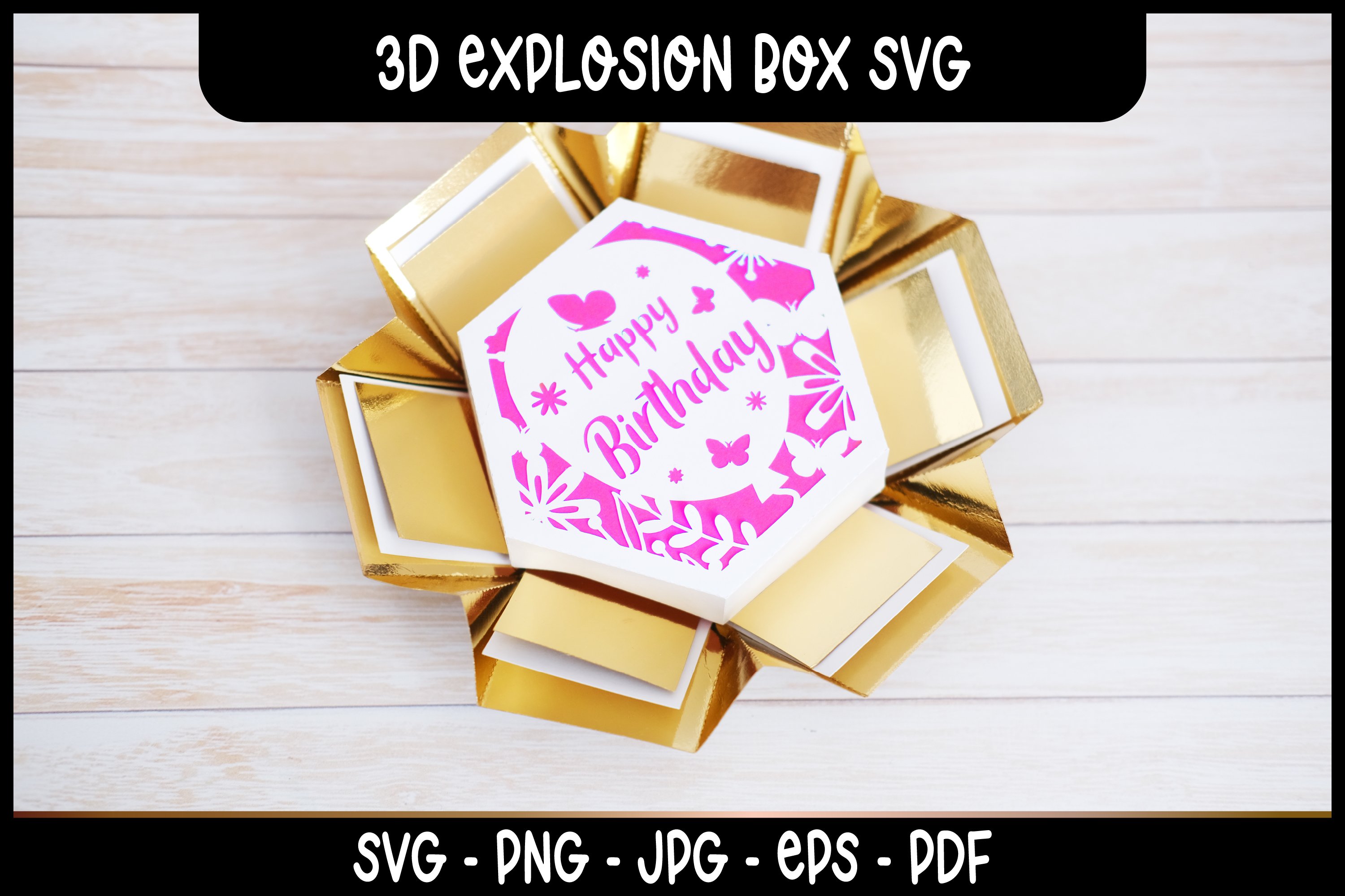 Explosion Box Silhouette