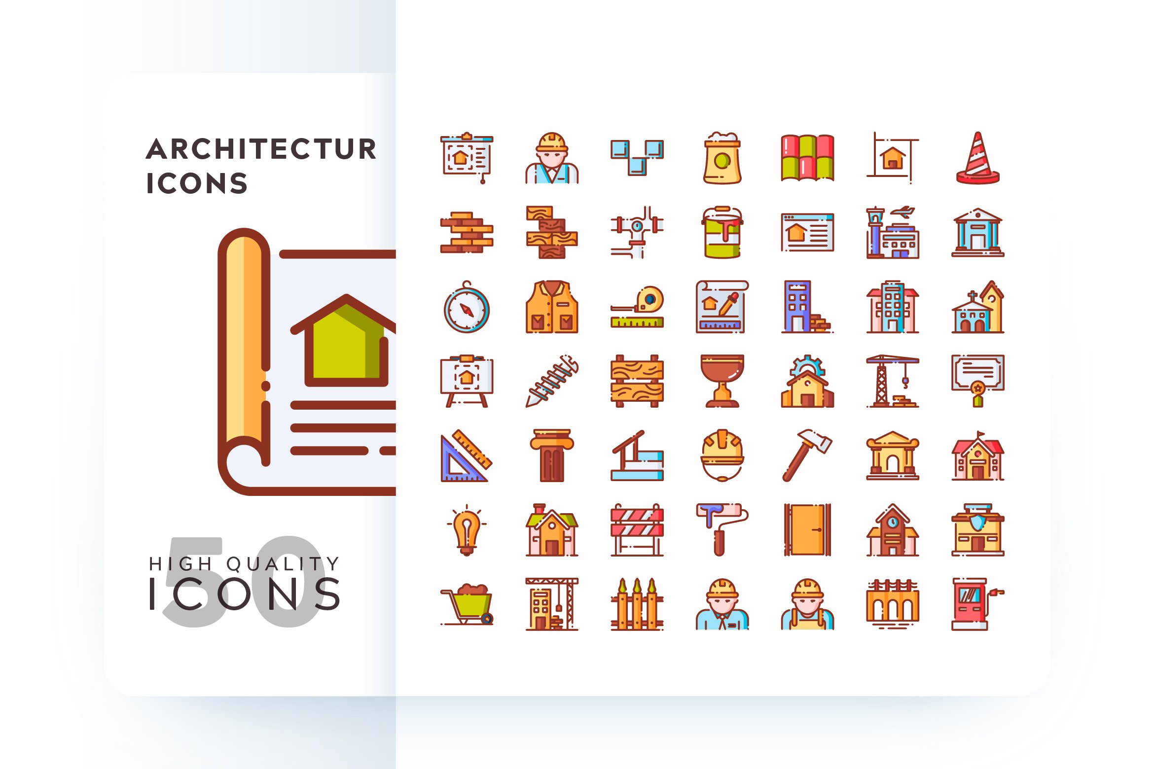 ARCHITECTUR ICON (292283) | Icons | Design Bundles