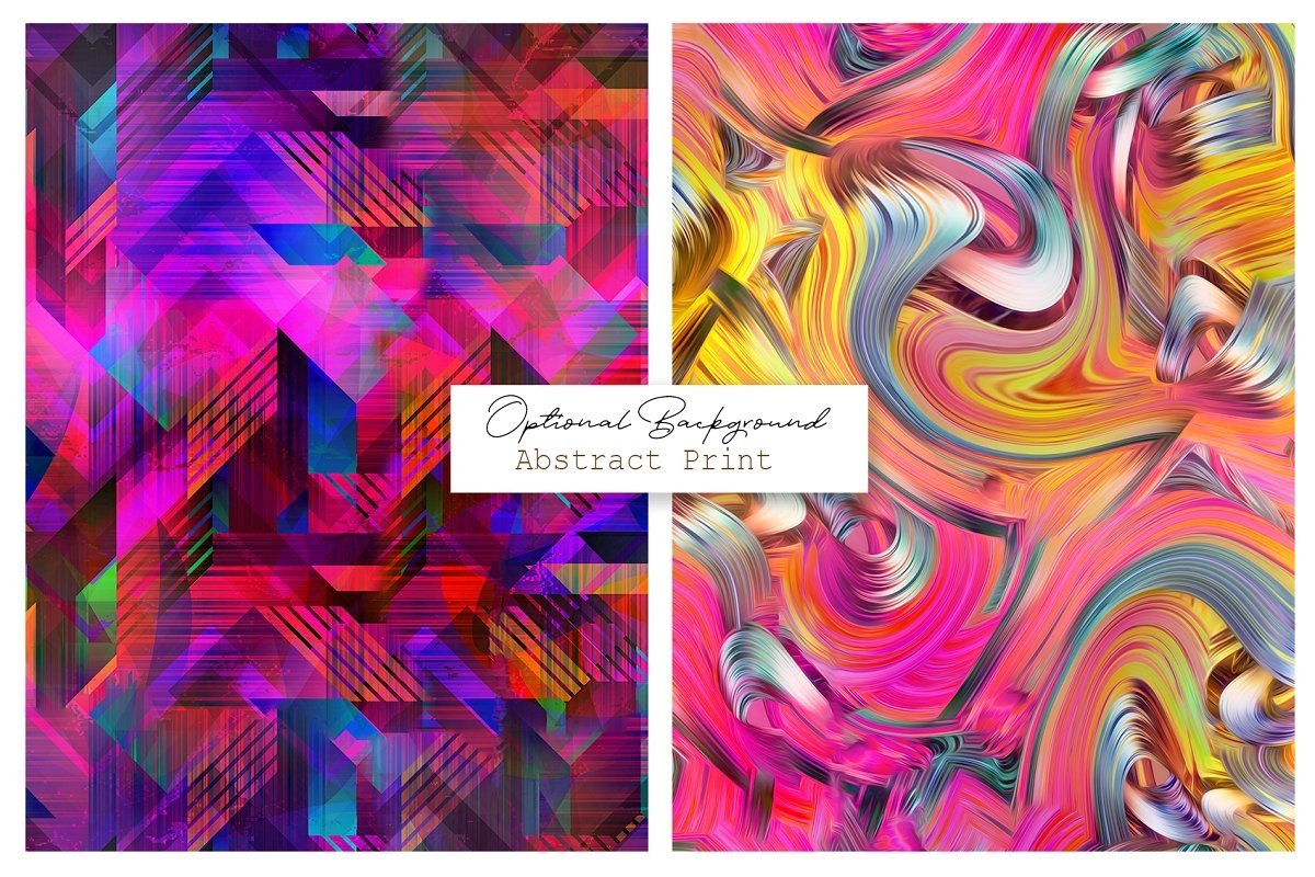 Abstract Prints (224889) Patterns Design Bundles
