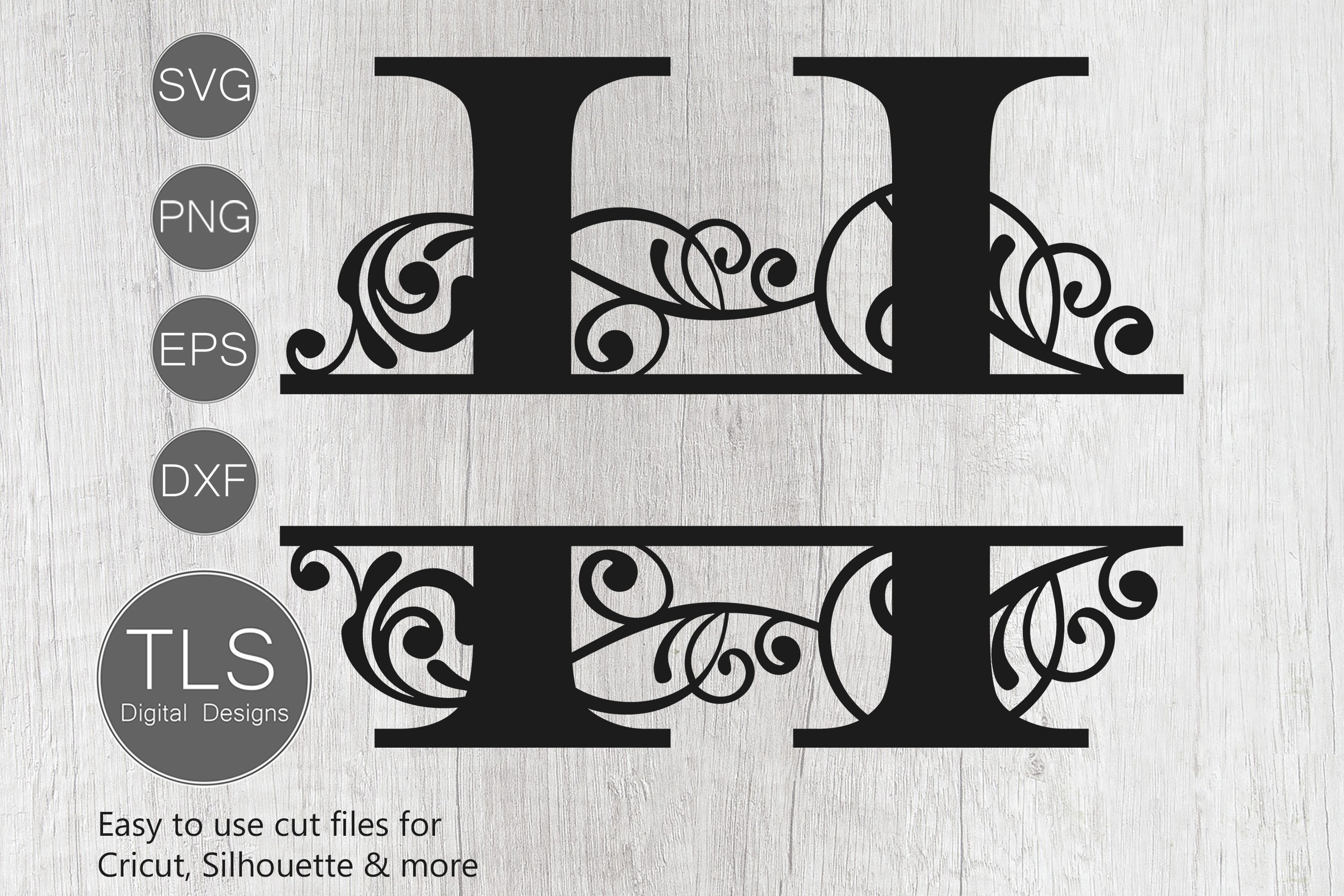 Split Monogram Letter H SVG Letter H Monogram SVG Letter 375386 Split Monogram Letter H SVG Letter H Monogram SVG Letter 375386