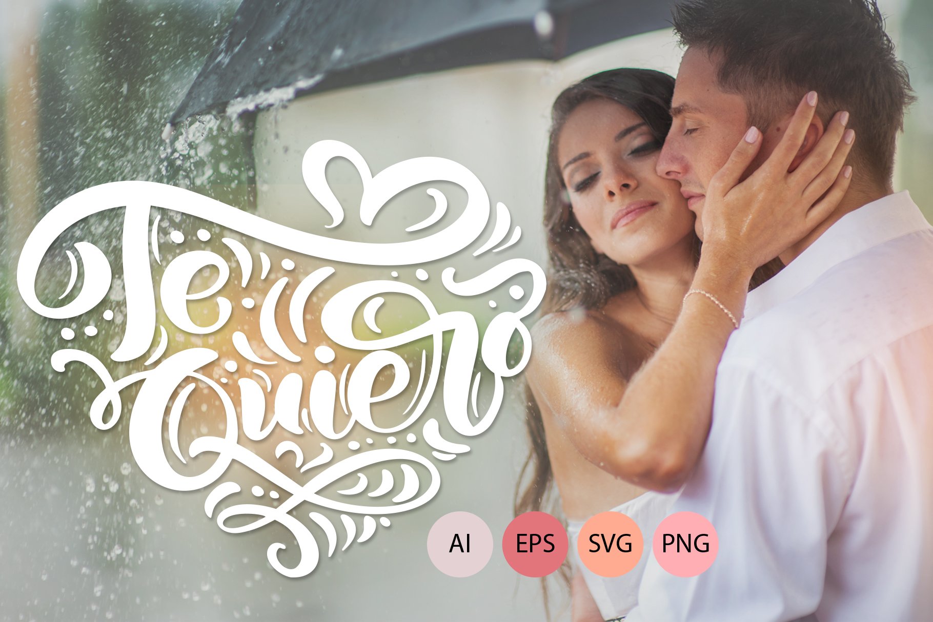 Download Te Quiero And Amor Vector Valentine Quotes 195207 Illustrations Design Bundles