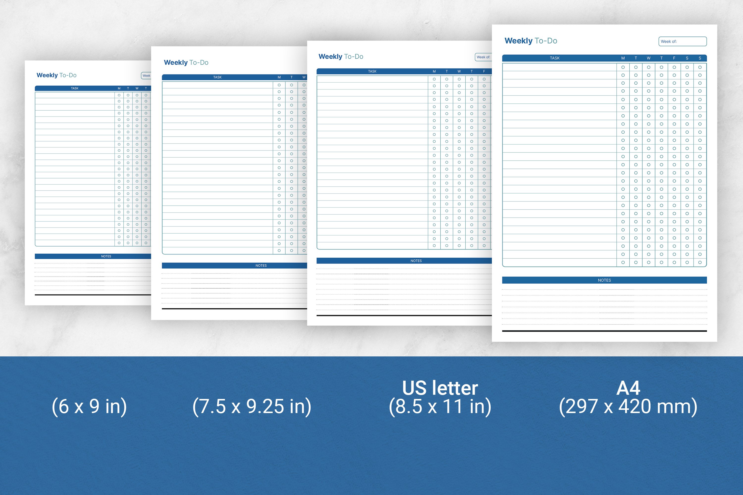 Weekly Checklist Printable Template (2774244)