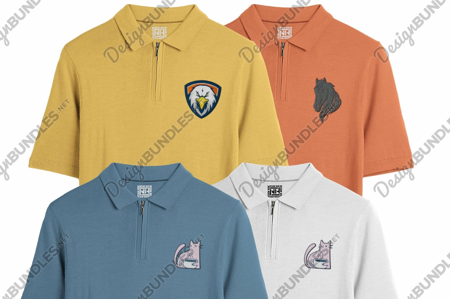 【美品】herlipto Embroidery Polo Sweatshirt Herlipto Embroidery Polo Sweatshirt