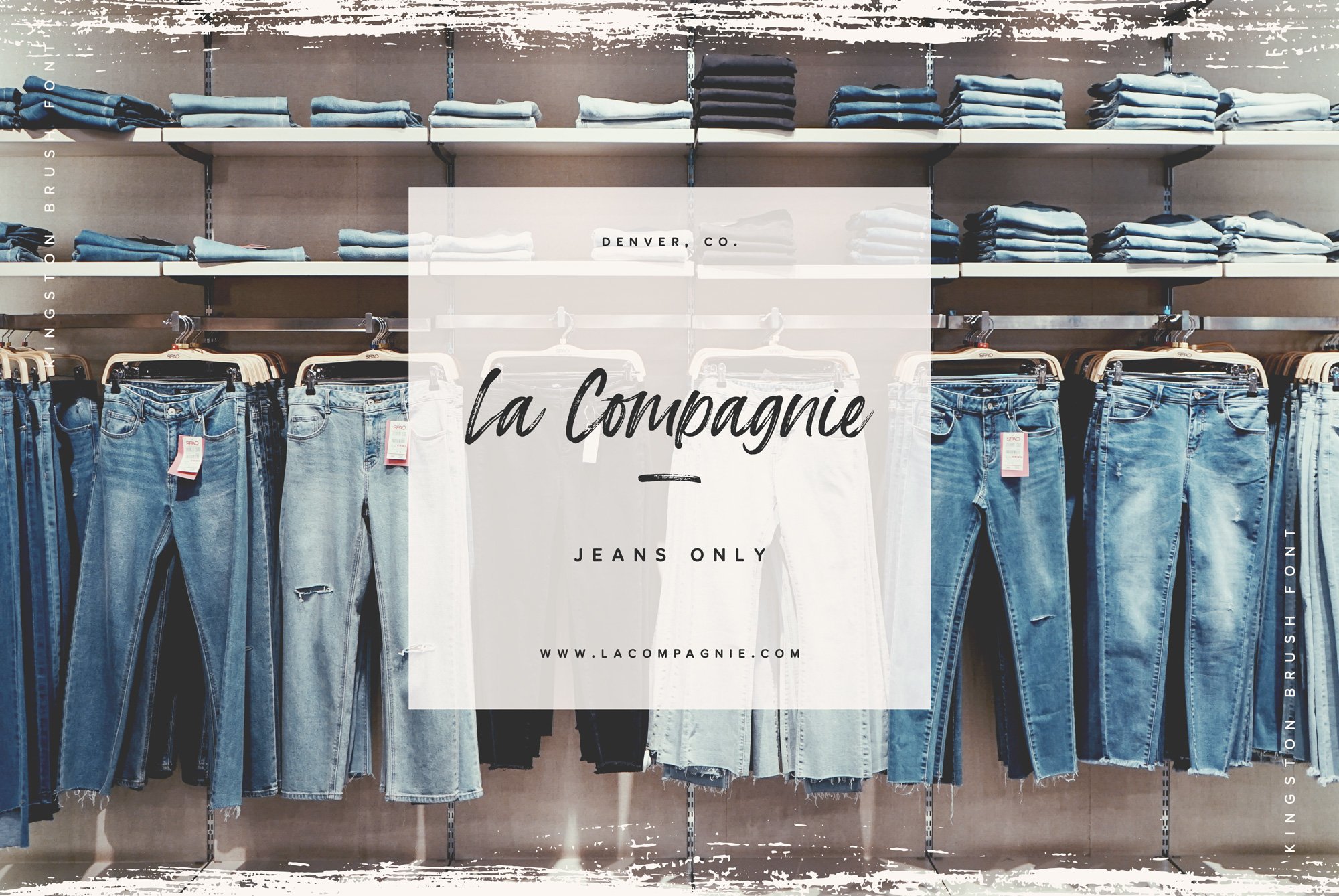 Kingston Handwritten Brush Font And Extras (405386) Script Font Bundles