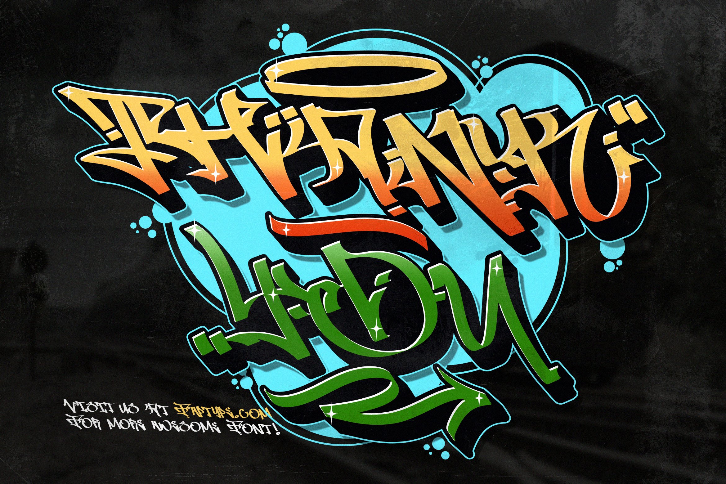 Stone Cold Crazy | Album Music Graffiti Font Vol. 7