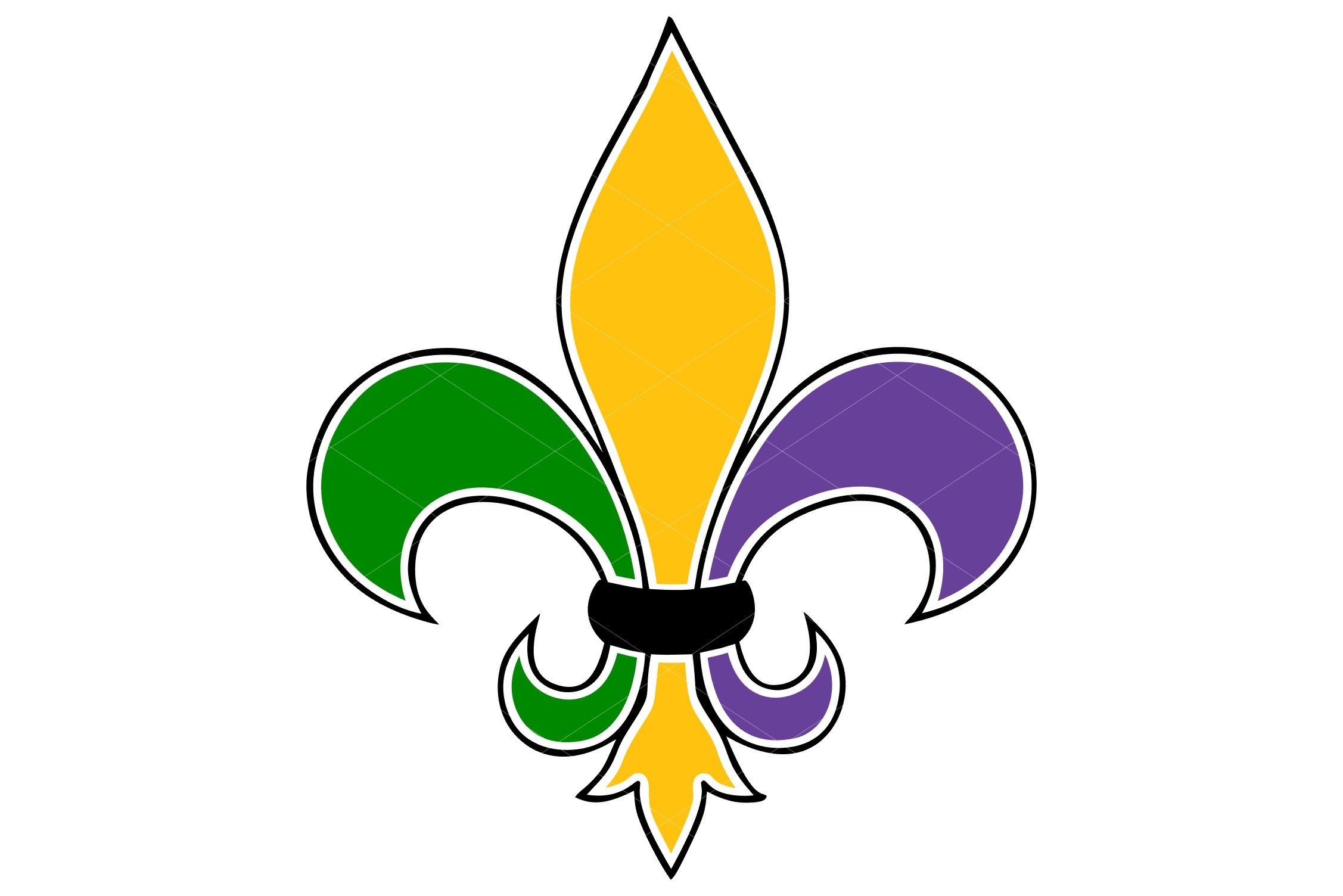 Mardi Gras Fleur De Lis SVG Sublimation PNG Printable 424766 Cut 