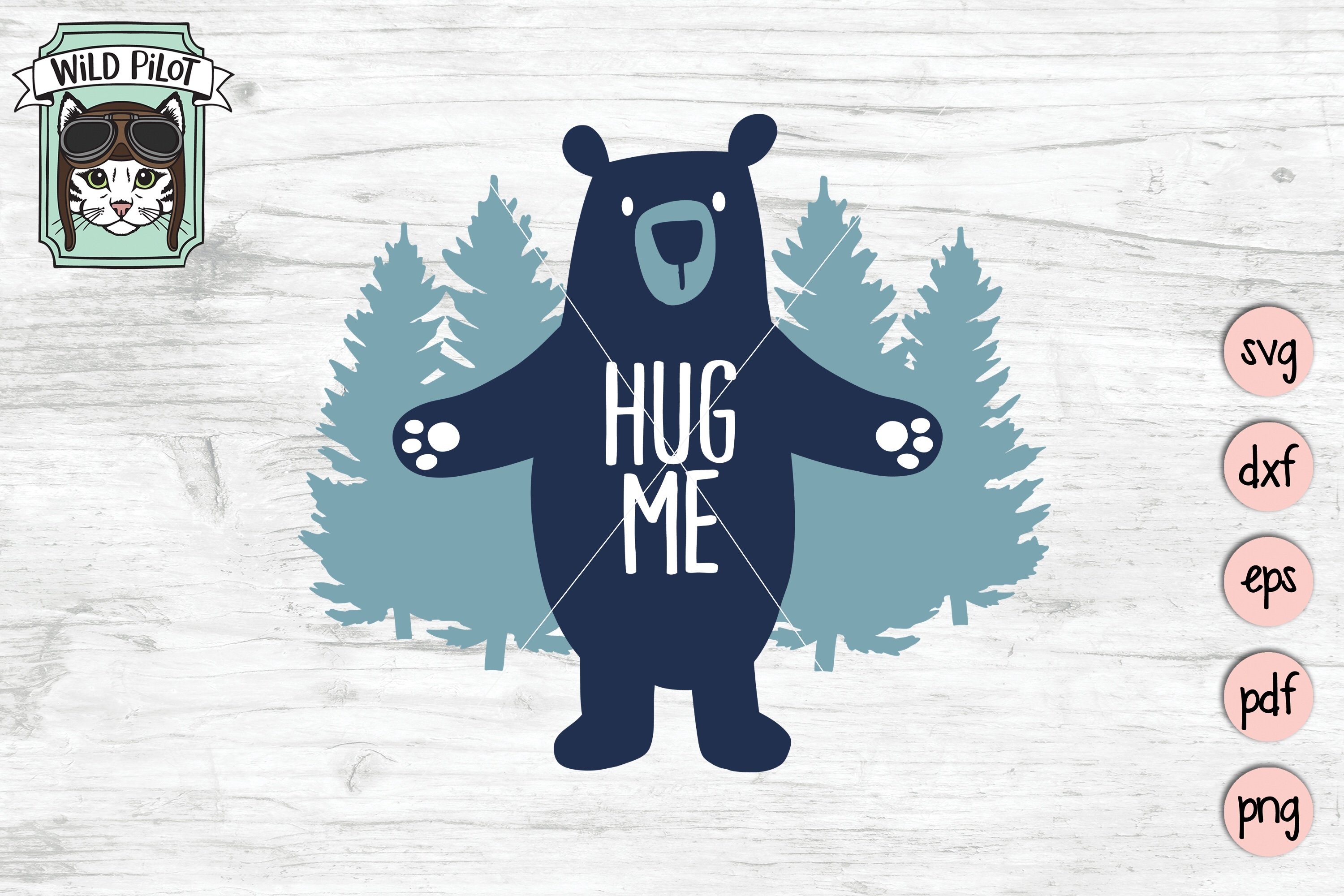 Cute Bear Svg Cut File Bear Svg Hug Me Svg Bear Hug Svg Cut Files Design Bundles