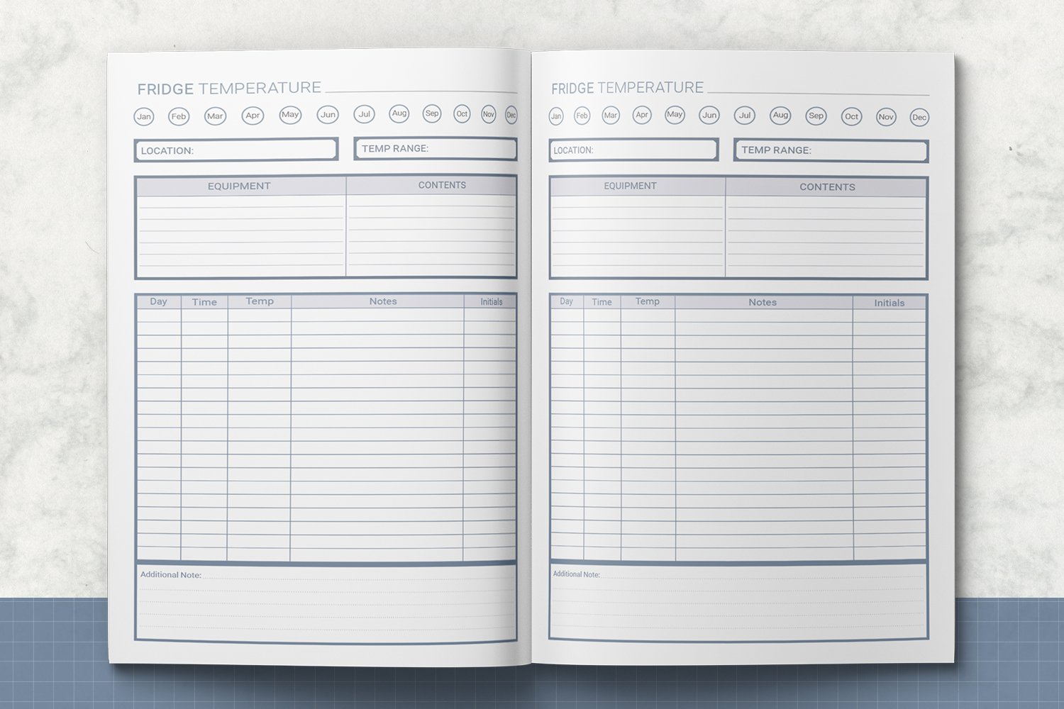 Fridge Temperature Logbook (2444359)
