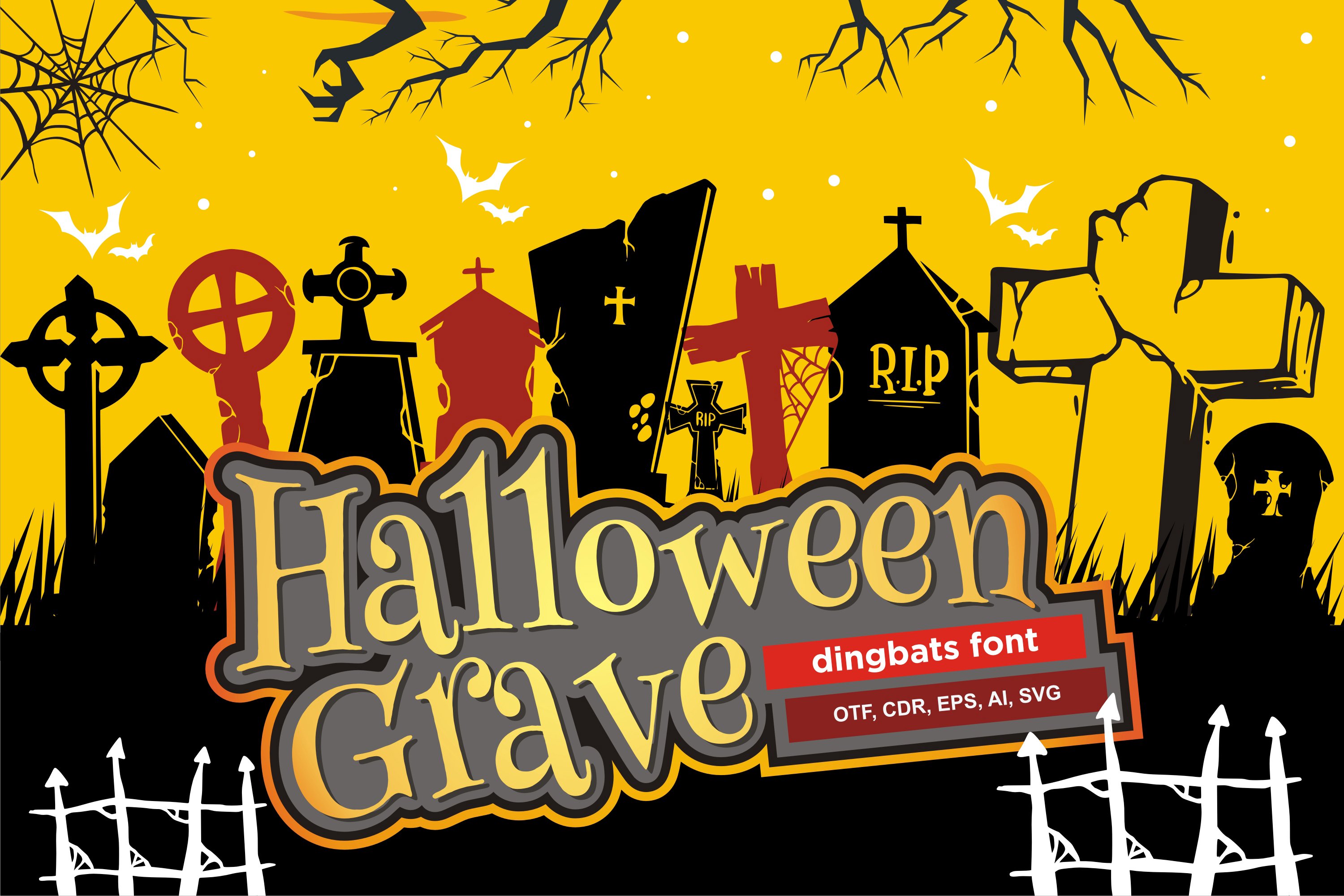 Halloween Headstone Templates
