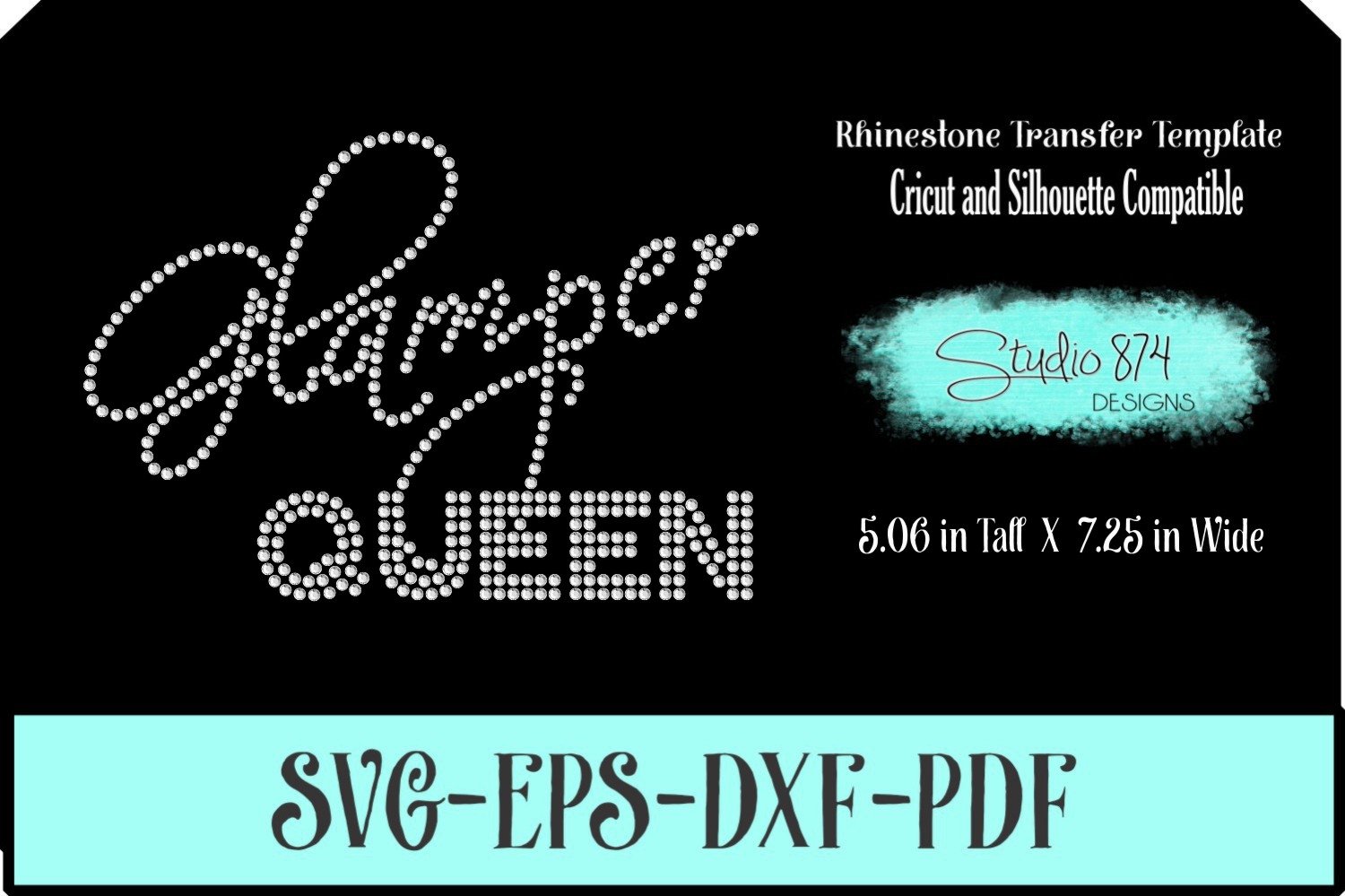 Free Queen Rhinestone Svg 546 SVG PNG EPS DXF File