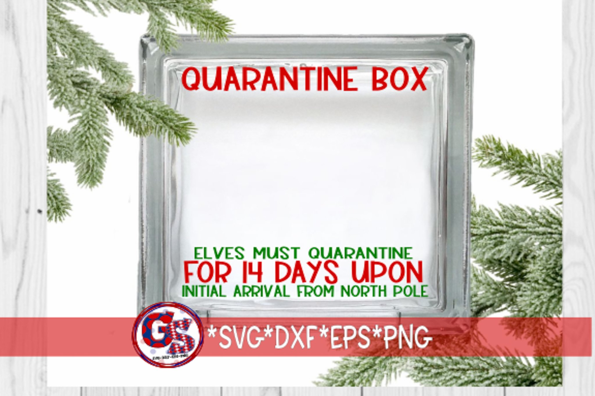 Elf Quarantine Bundle for Boxes and Jars SVG | Christmas (998426) | Cut ...