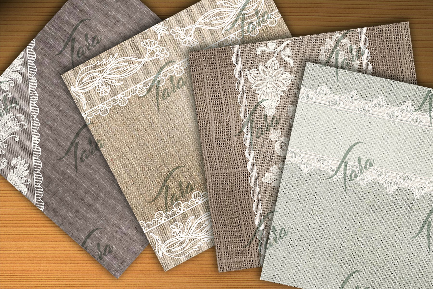 Lace & Linen (554462) Textures Design Bundles