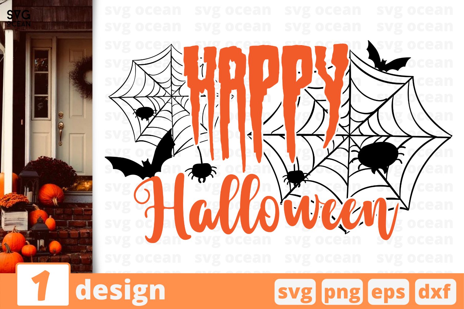 HAPPY HALLOWEEN SVG CUT FILE | Halloween cricut | Spider web (824379 HAPPY HALLOWEEN SVG CUT FILE | Halloween cricut | Spider web (824379