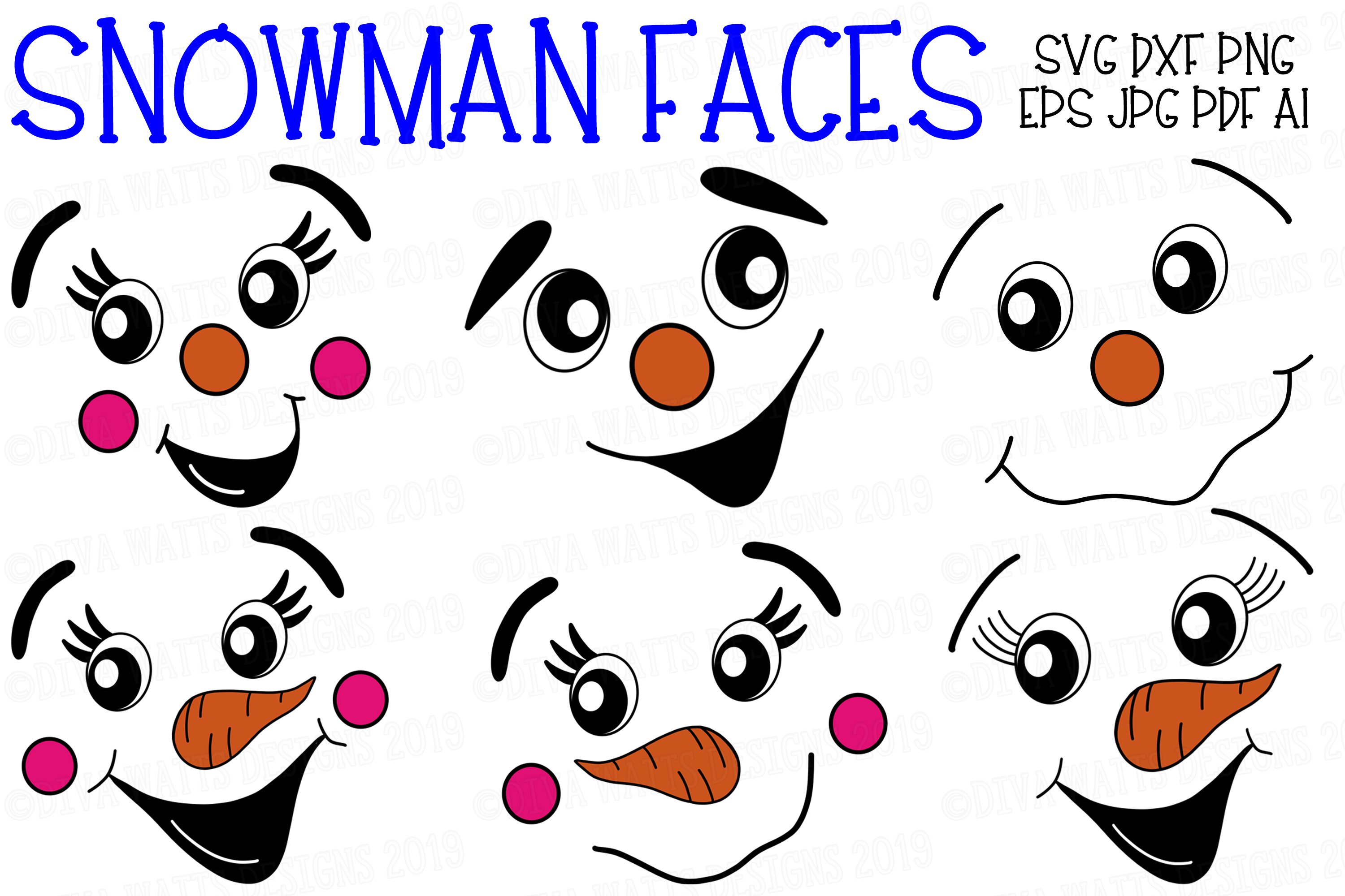 Free Printable Snowman Faces Printable World Holiday