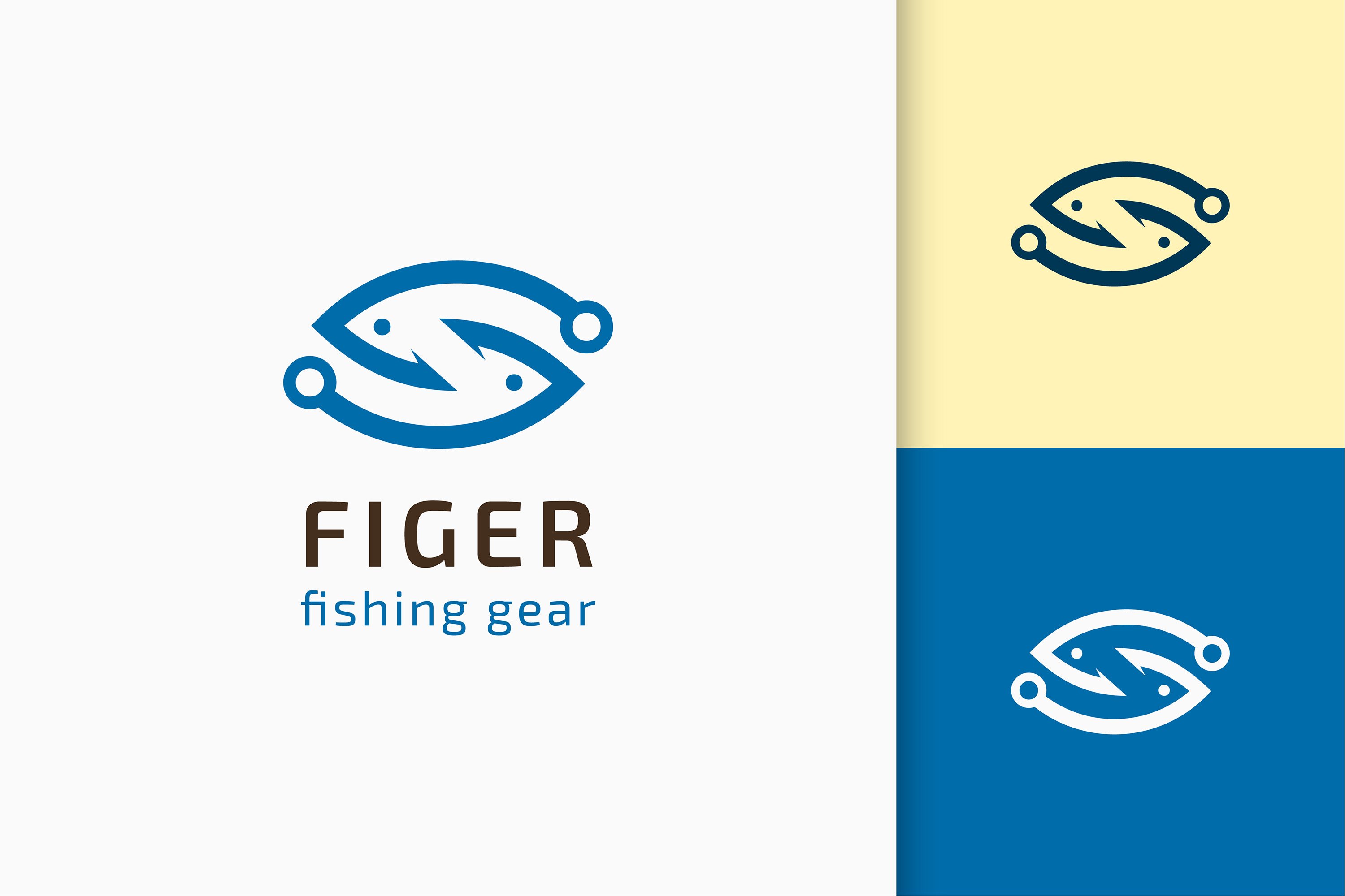 Fish Or Lure Pictorial Logo 1512145 Logos Design Bundles<script async src=