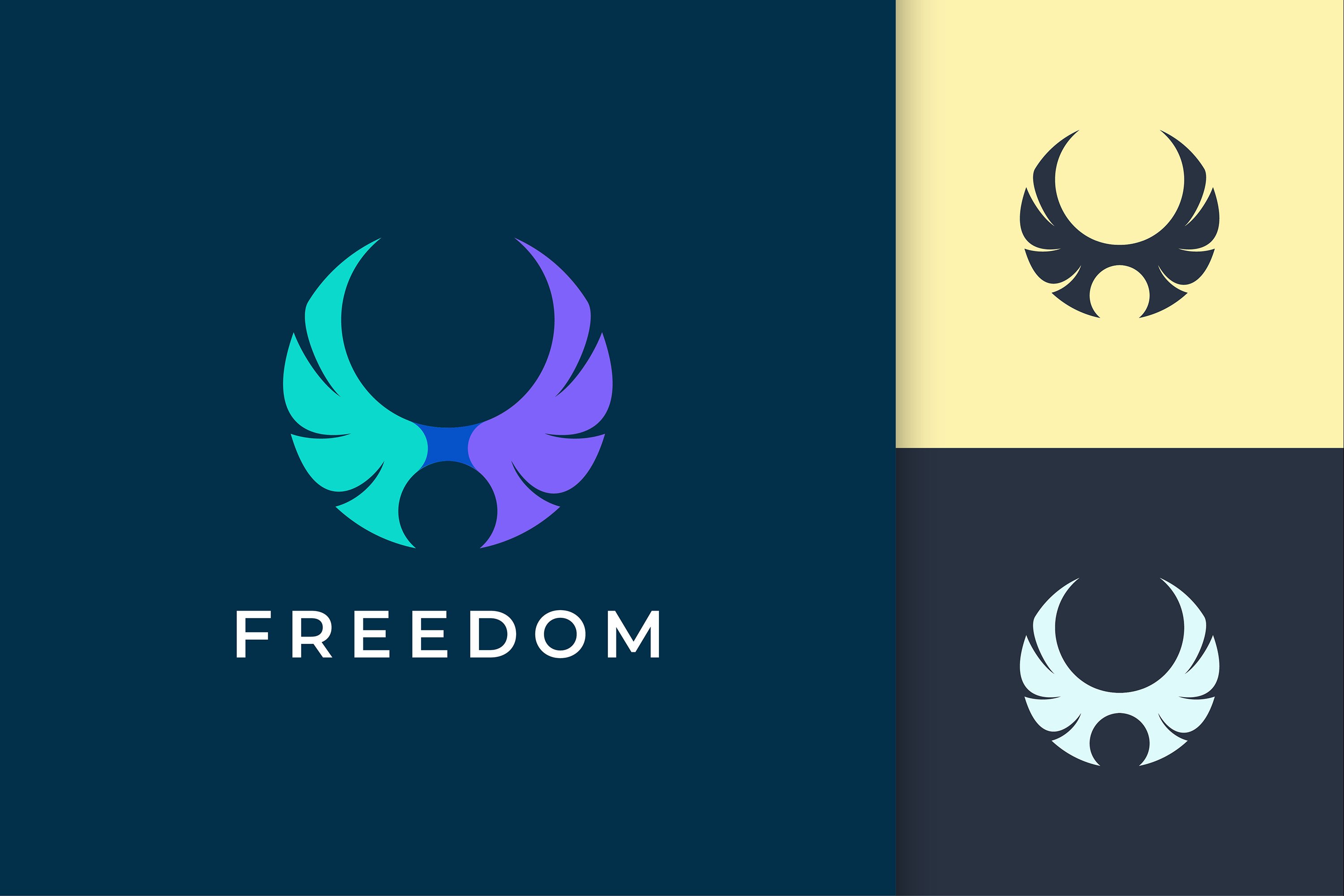Wing Logo Represents Freedom And Power 1512259 Logos Design Bundles<script async src=