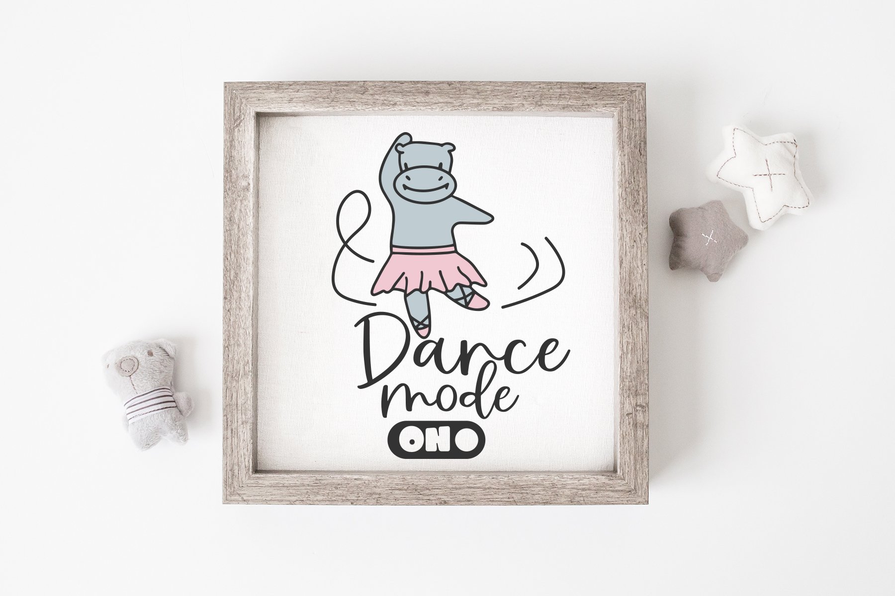 Dancing Hippo Svg Dance Mode On
