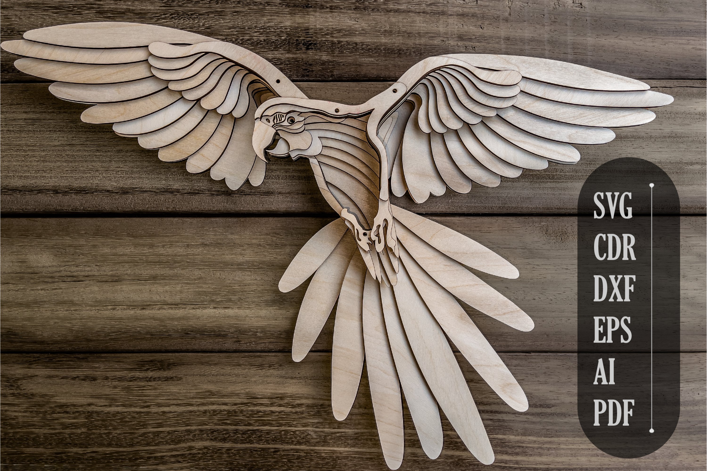 Free Free Layered Bird Svg 668 SVG PNG EPS DXF File