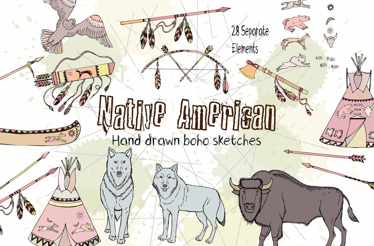 Simple Native Drawing Simple Native American Animal Drawings