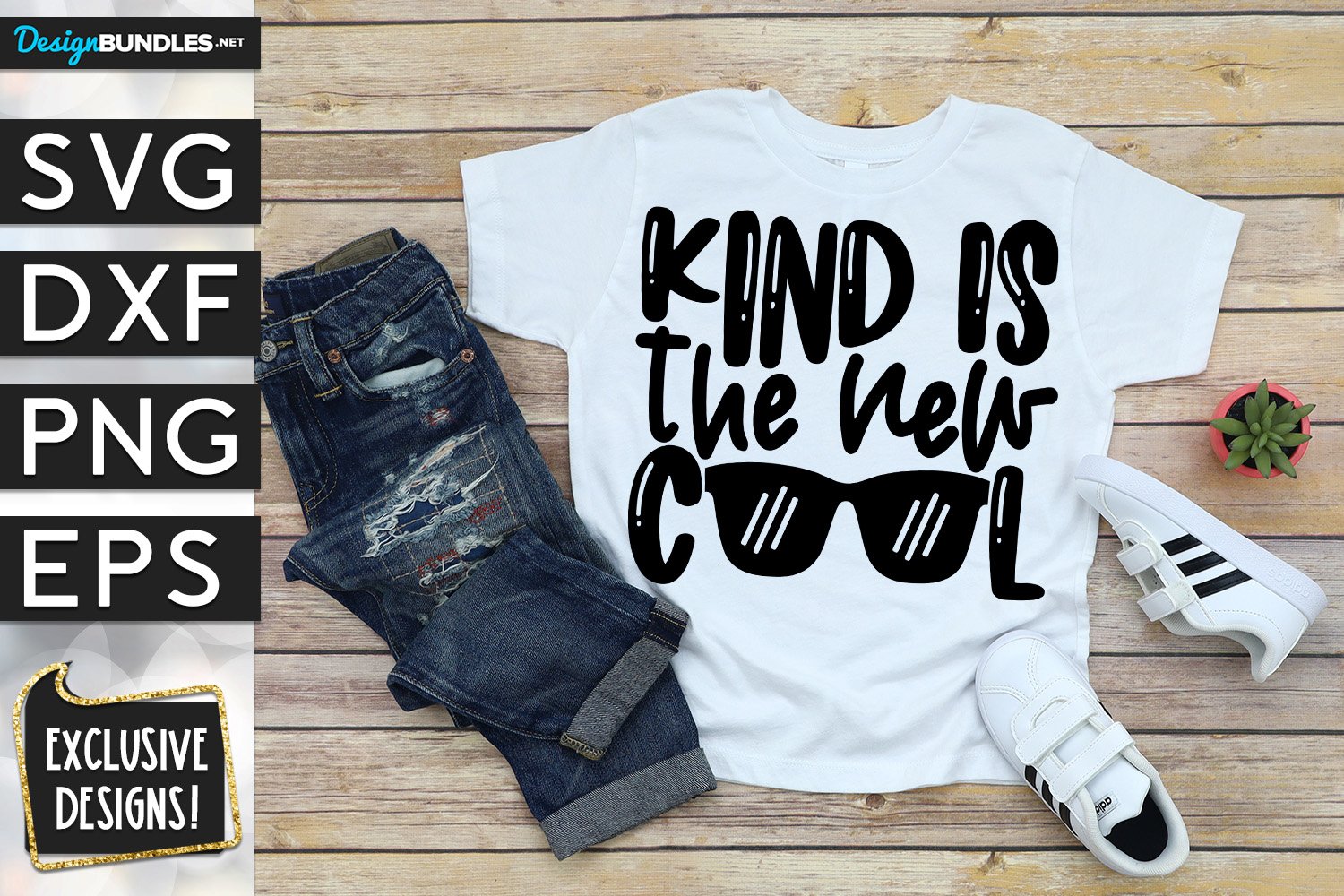 Kind Is The New Cool SVG DXF PNG EPS