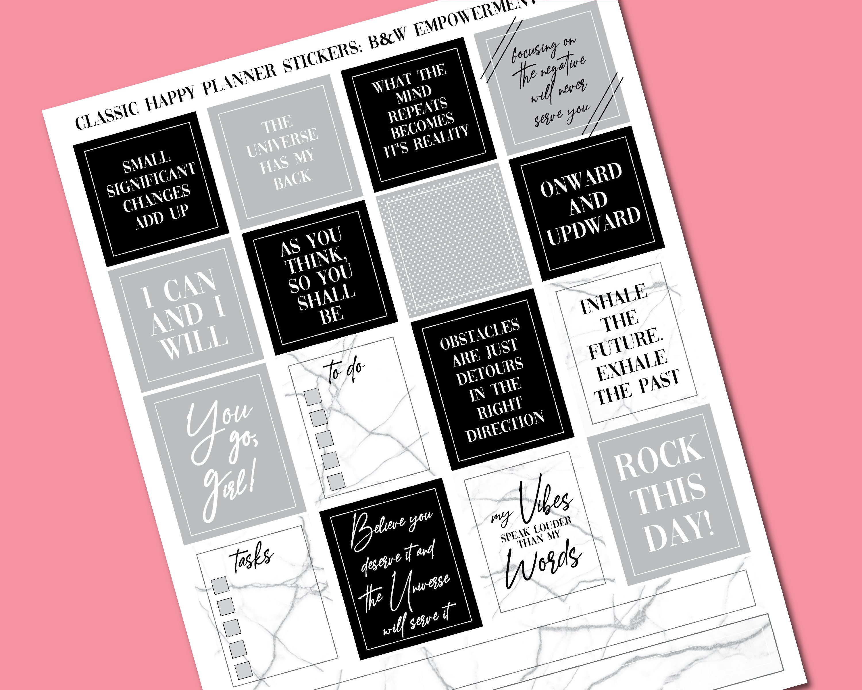 Printable Planner Stickers with Cut Files (267641) | SVGs | Design Bundles