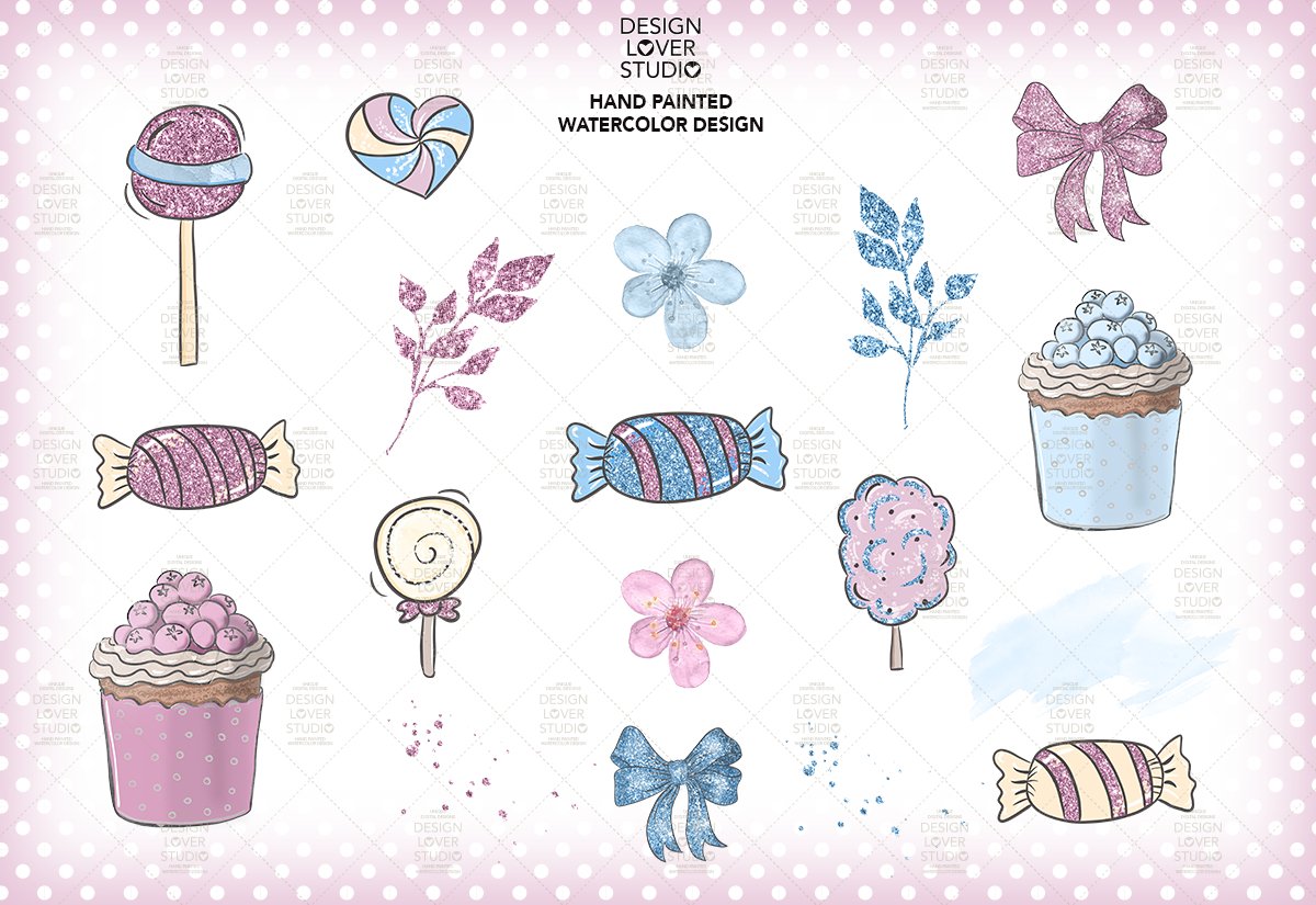 Candy Girl design (263691) | Illustrations | Design Bundles