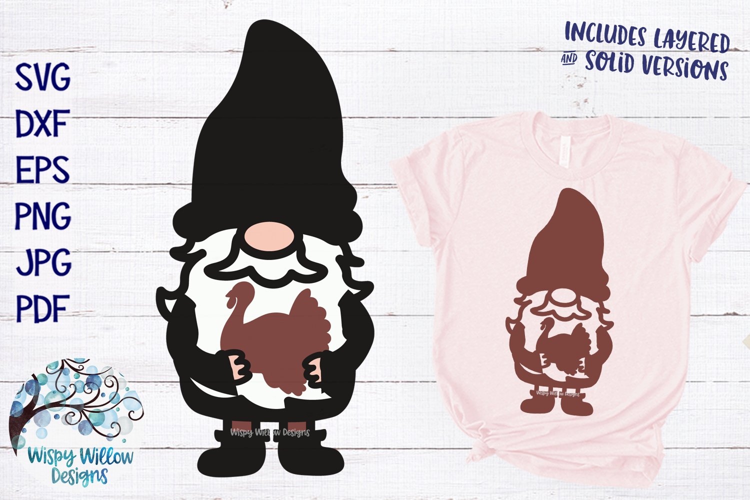 Gnome With Turkey Svg Thanksgiving Gnome Svg Cut File 513450 Svgs Design Bundles