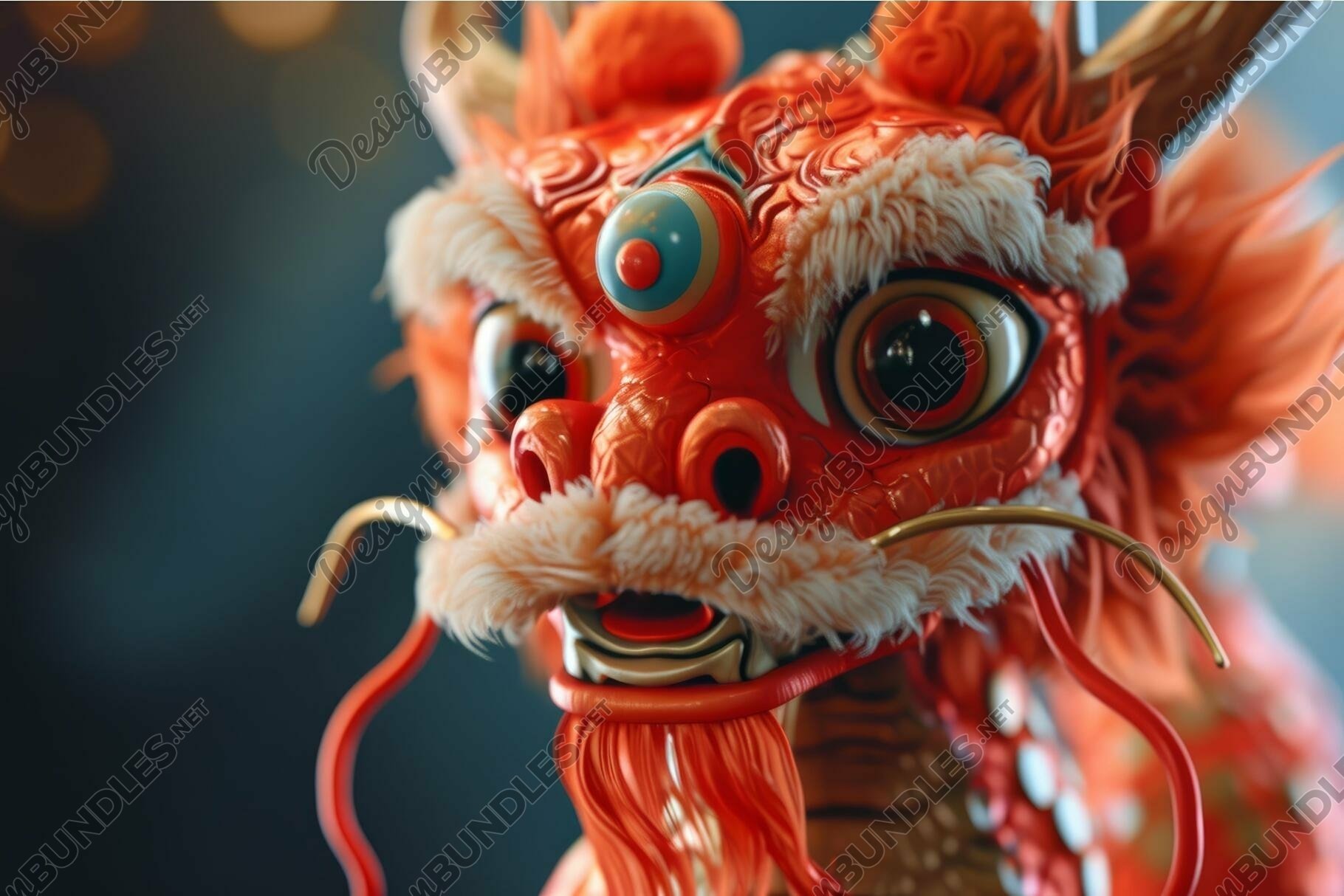 邦楽 MASCHERA - DRAGONHEADS DRAGONTAILS Japanese Dragon Mask Ryū