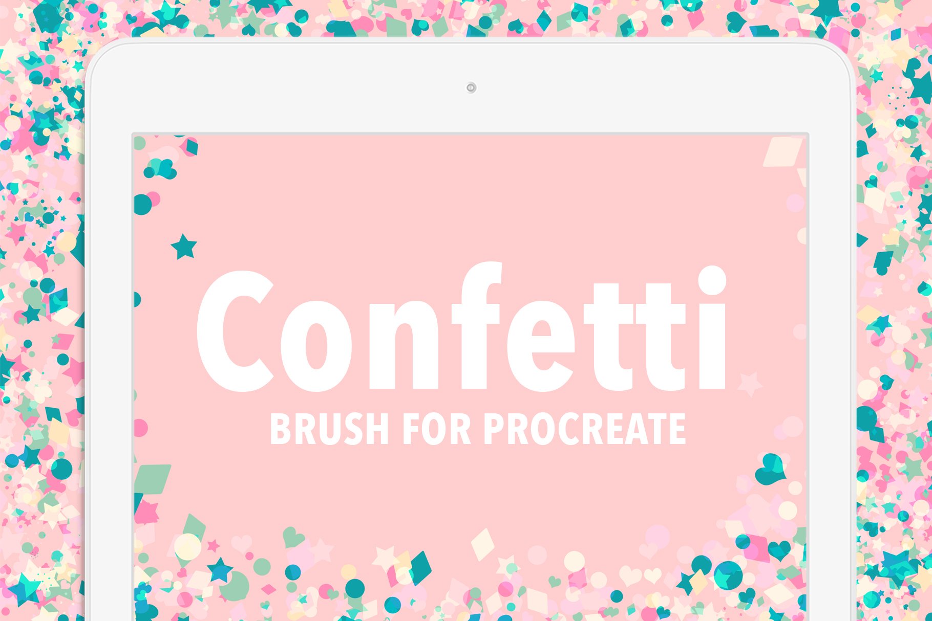 Confetti brush for procreate