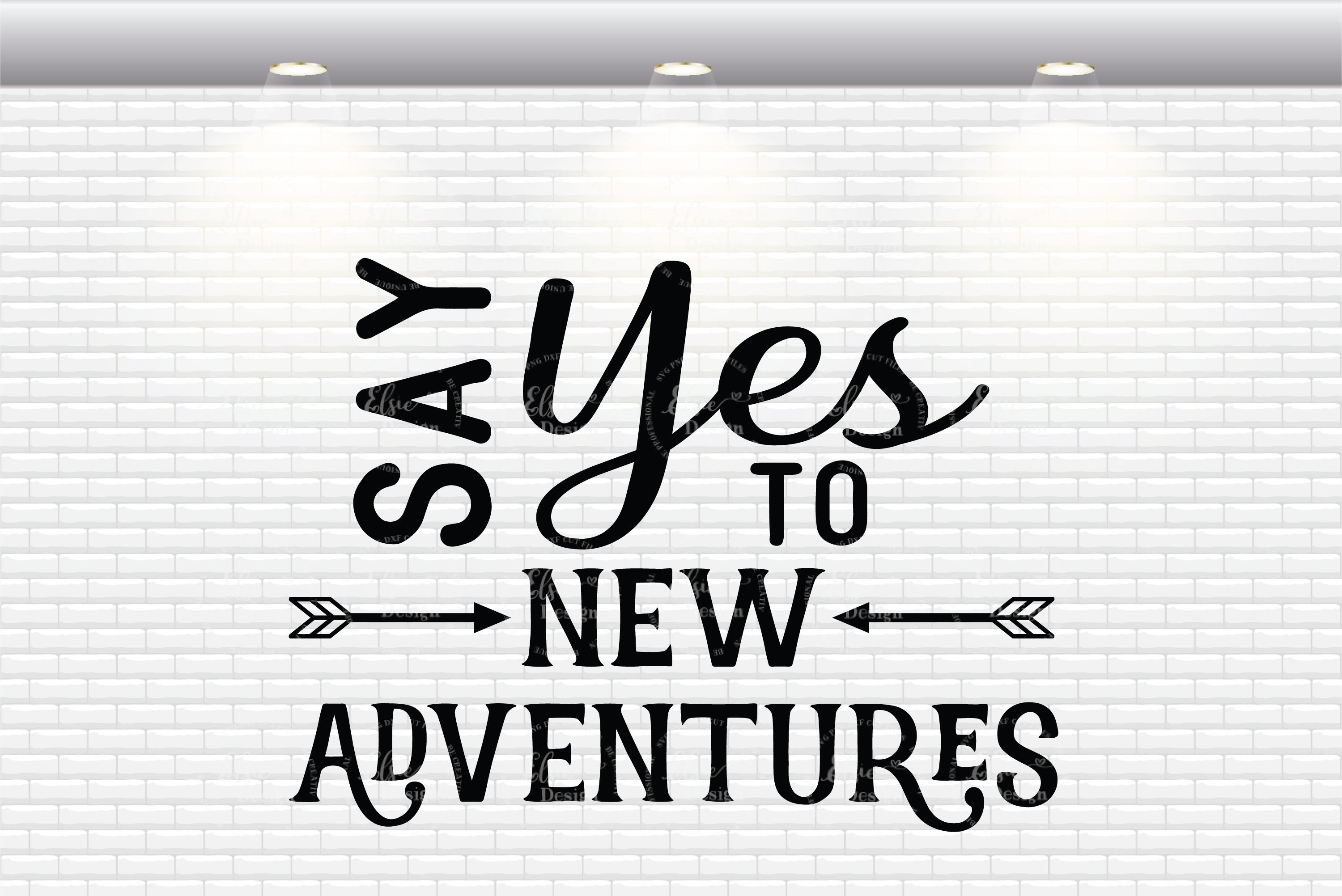 Say Yes To New Adventures SVG Cut Files (541922) | Cut Files | Design ...