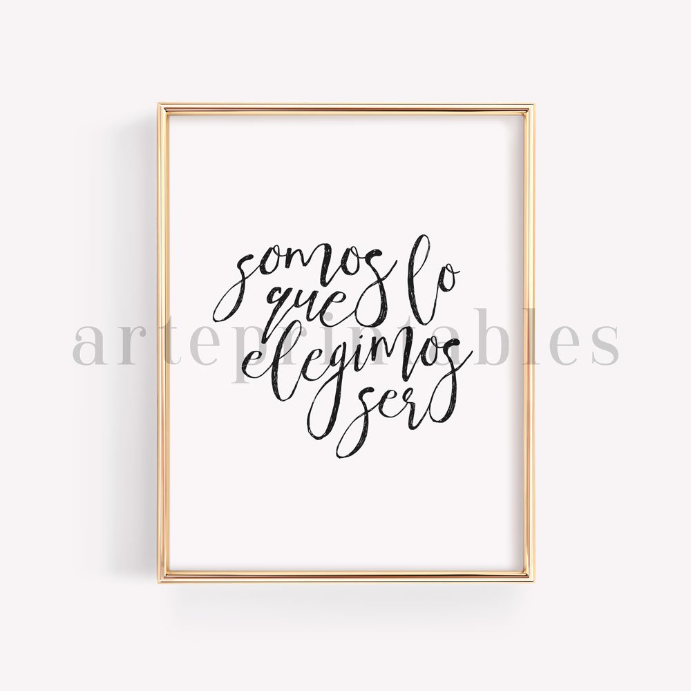 Spanish Quotes Handlettered Style Wall Art (1124752) Signs Design