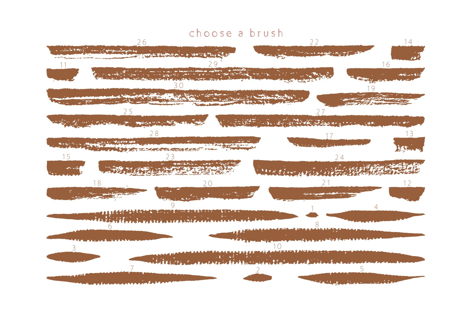 Dry Marker Brushes for Illustrator (574888) Brushes Design Bundles