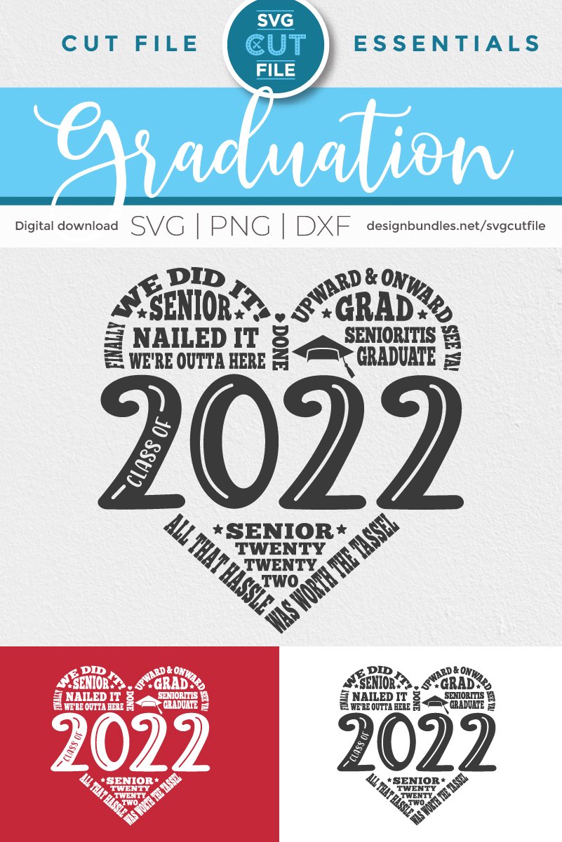 2022 grad svg - a Word Cloud Typography Graduation SVG ...