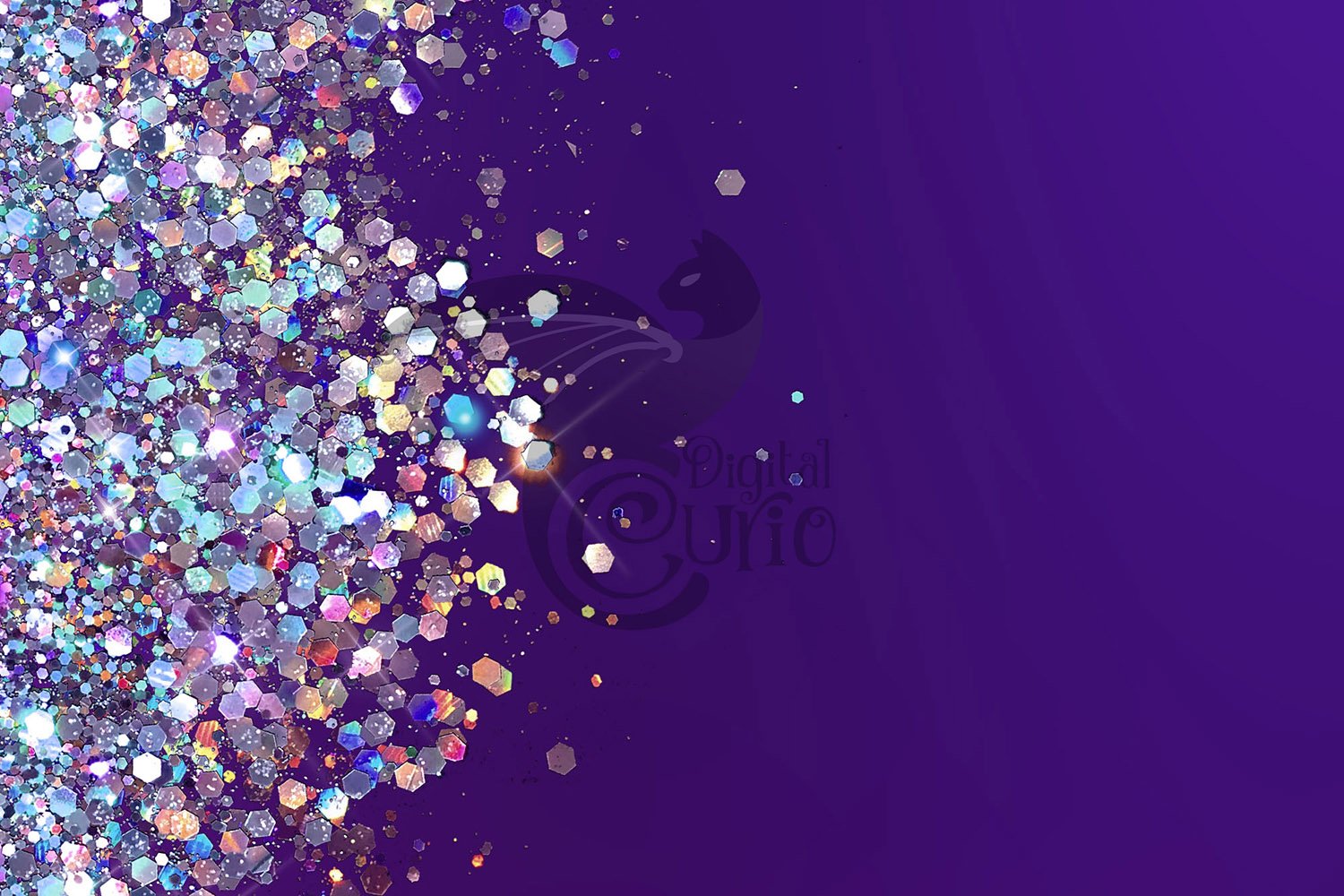 Purple Holographic Glitter Backgrounds (840903) Patterns