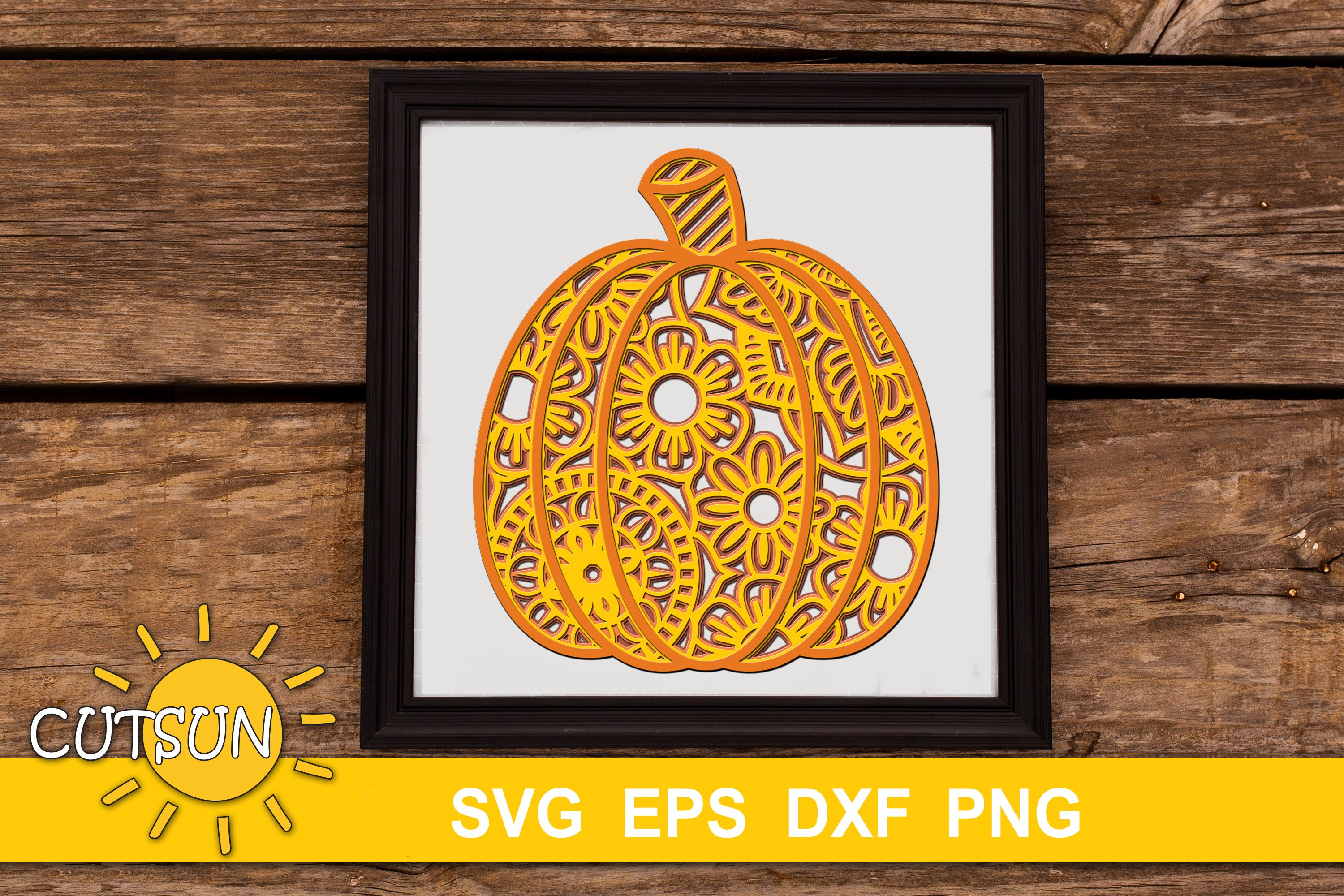Download 3d Layered Pumpkin Svg Fall Layered Svg 727278 Cut Files Design Bundles