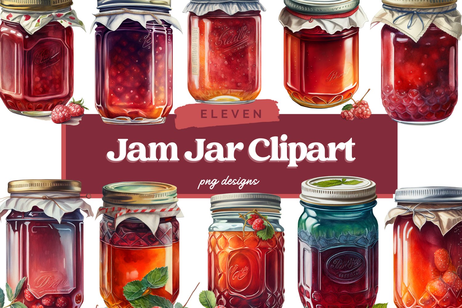 Jelly Jar Clipart
