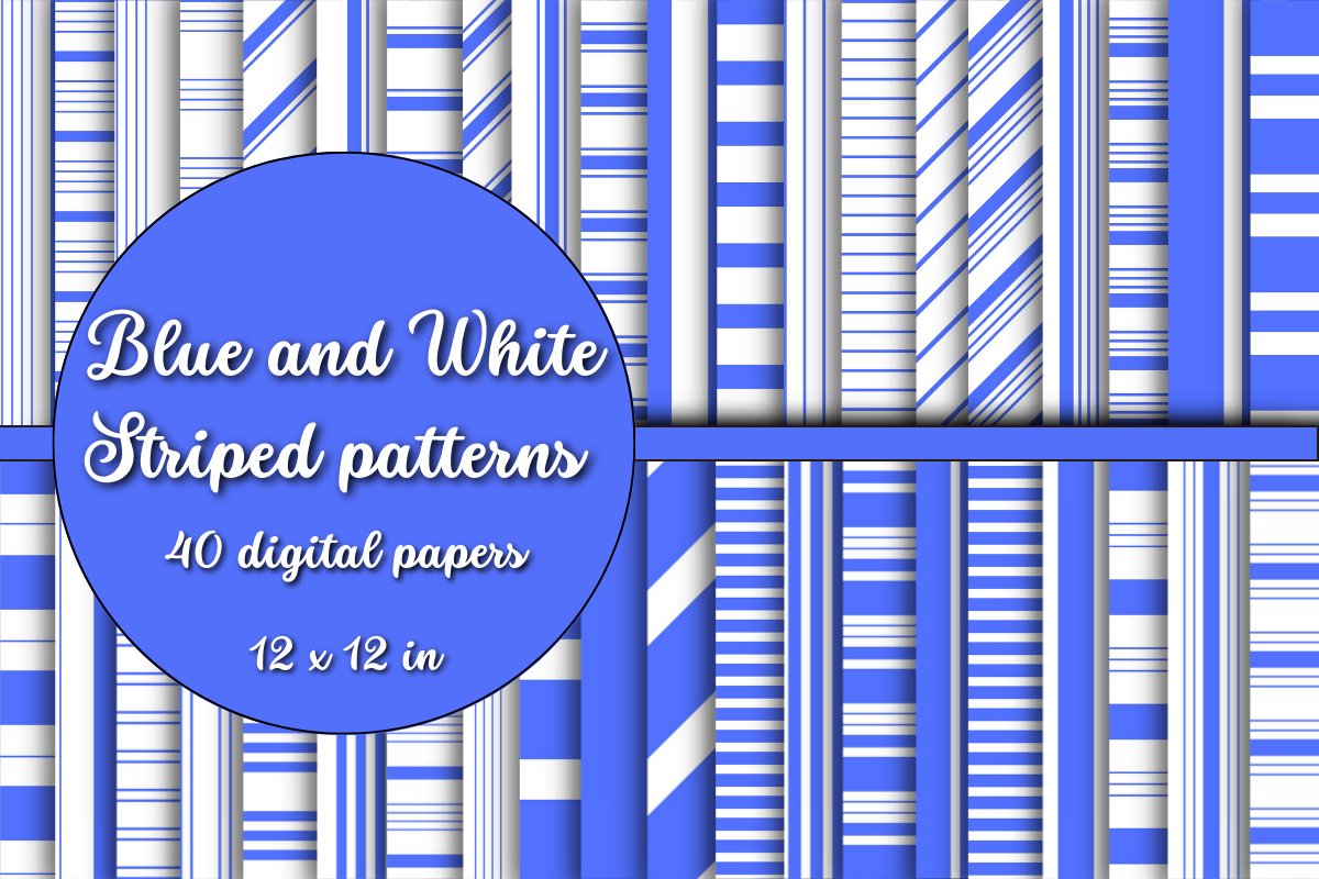 Blue And White Designs Patterns