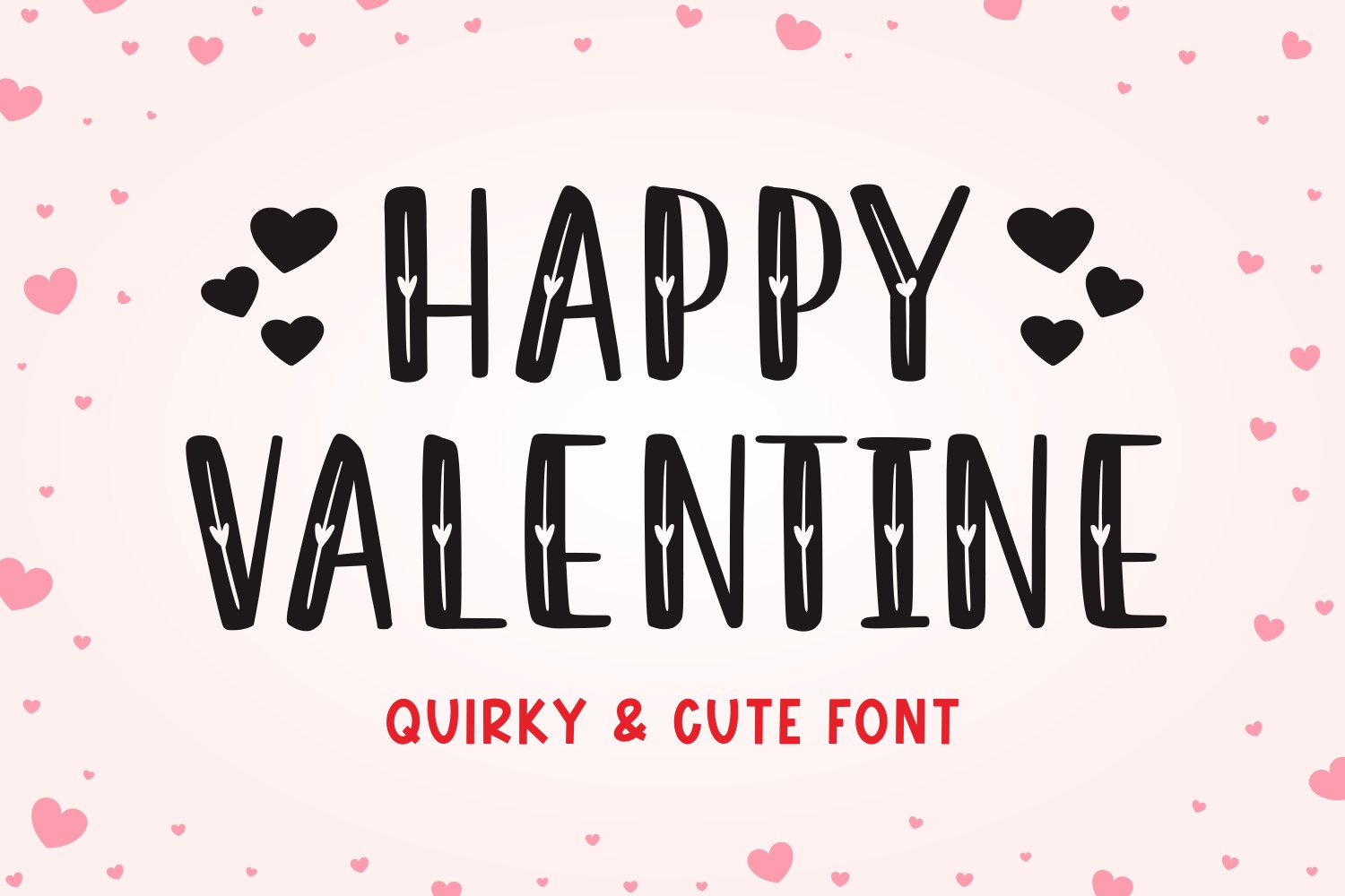 Copy Paste Free Happy Retro Valentines Day Tshirt Design Font 19470542 ...